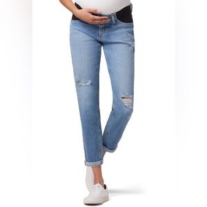 Joe’s The Bobby Ripped Ankle Boyfriend Maternity Jeans